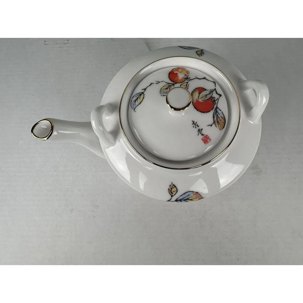 Vintage Haeng Nam Elegant Bone China Teapot & Tea Cup Set Made In Korea